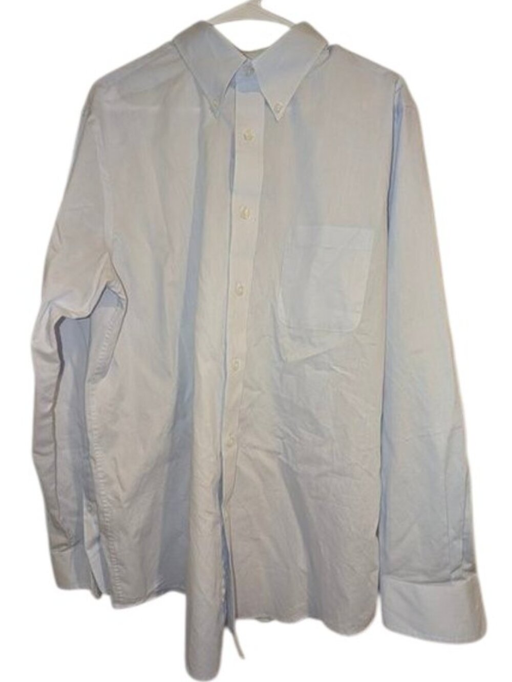 *3 FOR $9* Croft & Barrow Essentials Solid Long Sleeve Button Dress Shirt 16.5